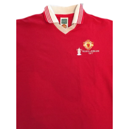 Manchester United retro shirt home 1976-1977, classic football shirt