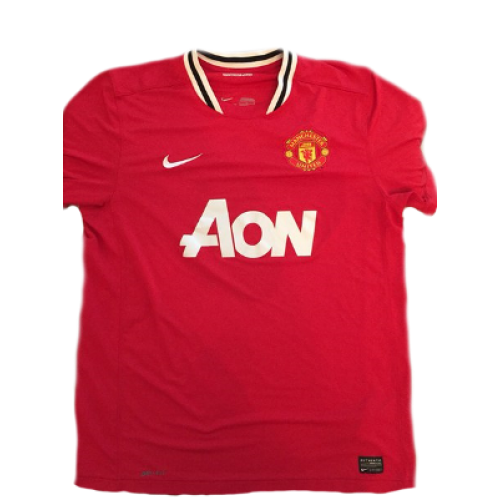Manchester United retro shirt home 2011-2012, classic football shirt