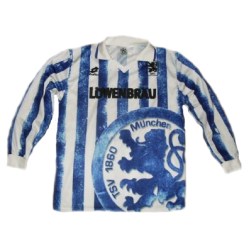 HomemadeAndVintages 1860 Munich 1992 - 1994 Home Vintage Munchen Football Shirt Jersey Trikot 1993 Long Sleeves / Ha-ra Gift for Him Boyfriend Soccer Collector