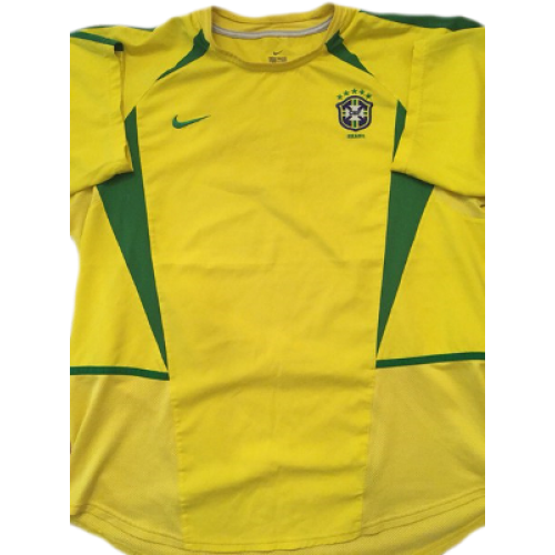 Brazil retro shirt home 2002-2003, classic football shirt