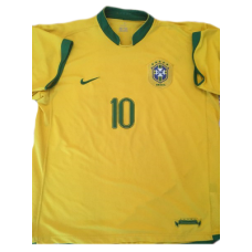 Роналдиньо #10 Бразилия Домашняя 2006