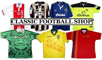 Classic Football Shop - Classic Football Shirts, Match Balls